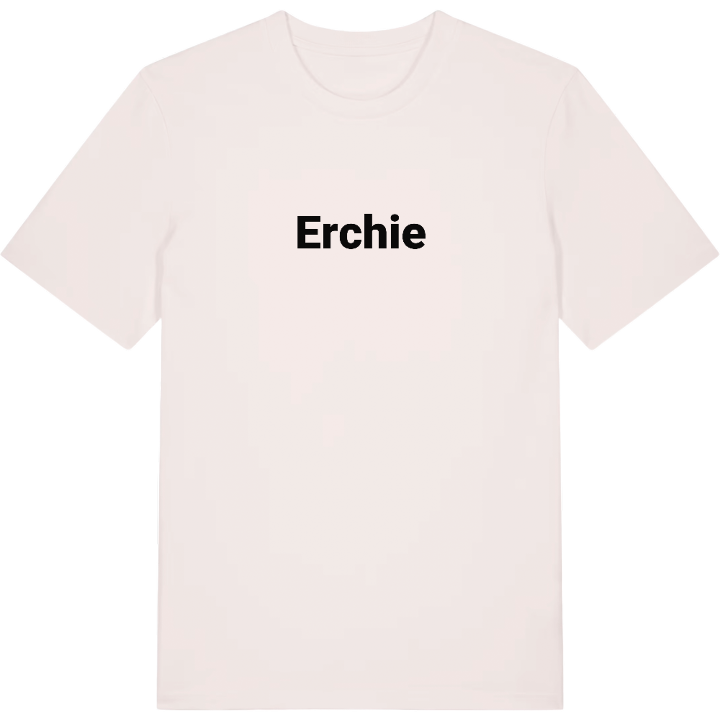 Erchie fetstil t-shirt – t-shirt från PinShirt