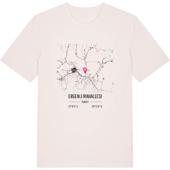 Ergenli Mahallesi karta t-shirt – t-shirt från PinShirt