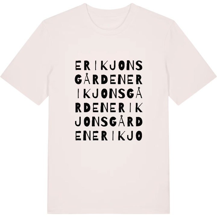 Erik Jonsgården ordlek t-shirt – t-shirt från PinShirt