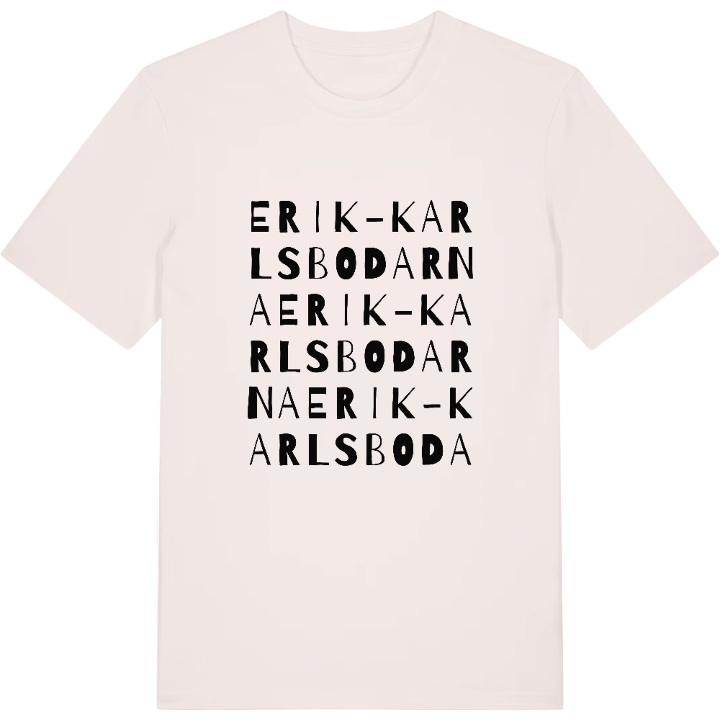 Erik-Karlsbodarna ordlek t-shirt – t-shirt från PinShirt