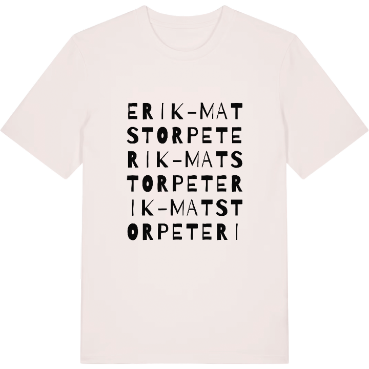 Erik-Matstorpet ordlek t-shirt – t-shirt från PinShirt