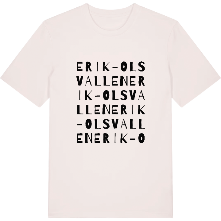 Erik-Olsvallen ordlek t-shirt – t-shirt från PinShirt
