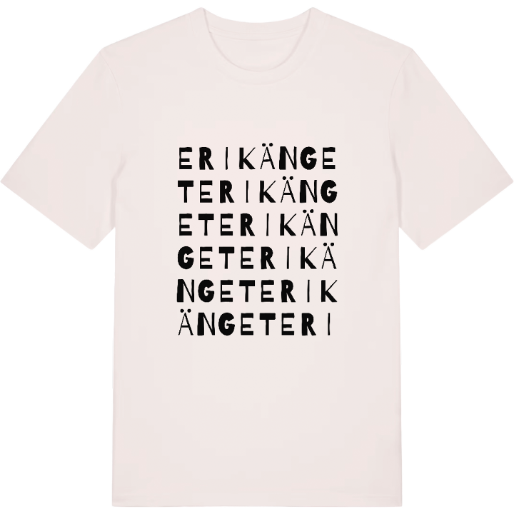 Erikänget ordlek t-shirt – t-shirt från PinShirt