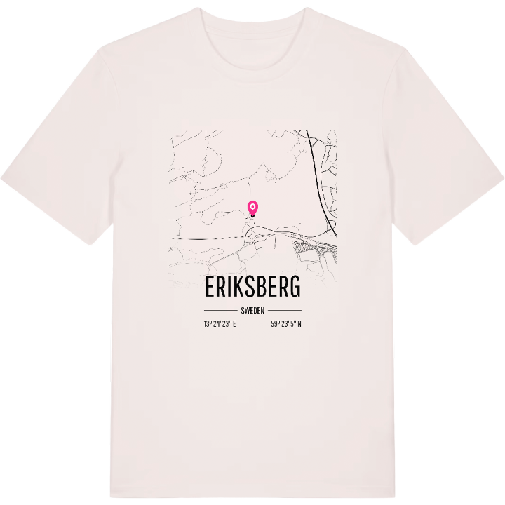 Eriksberg karta t-shirt – t-shirt från PinShirt