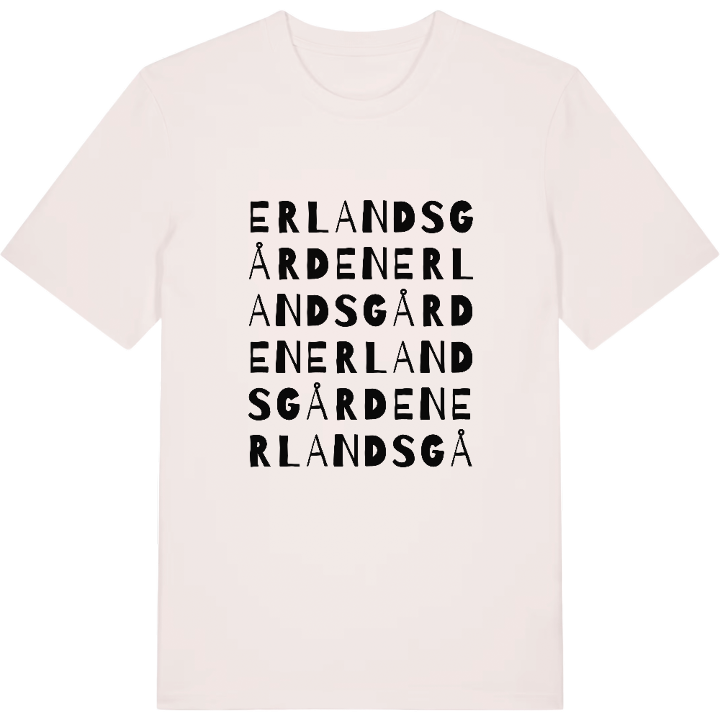 Erlandsgården ordlek t-shirt – t-shirt från PinShirt