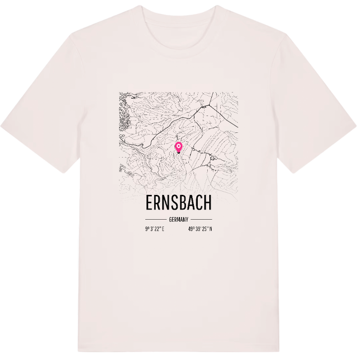 Ernsbach karta t-shirt – t-shirt från PinShirt