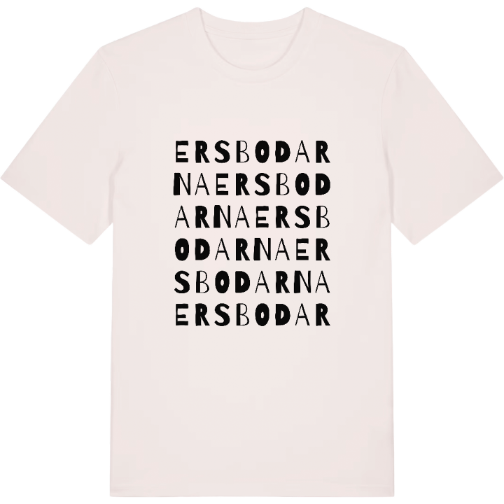 Ersbodarna ordlek t-shirt – t-shirt från PinShirt