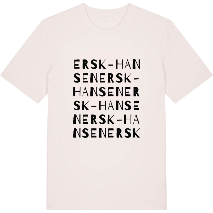 Ersk-Hansen ordlek t-shirt – t-shirt från PinShirt