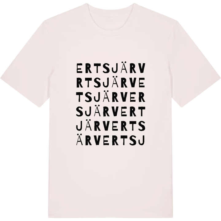Ertsjärv ordlek t-shirt – t-shirt från PinShirt