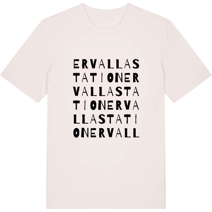 Ervalla station ordlek t-shirt – t-shirt från PinShirt