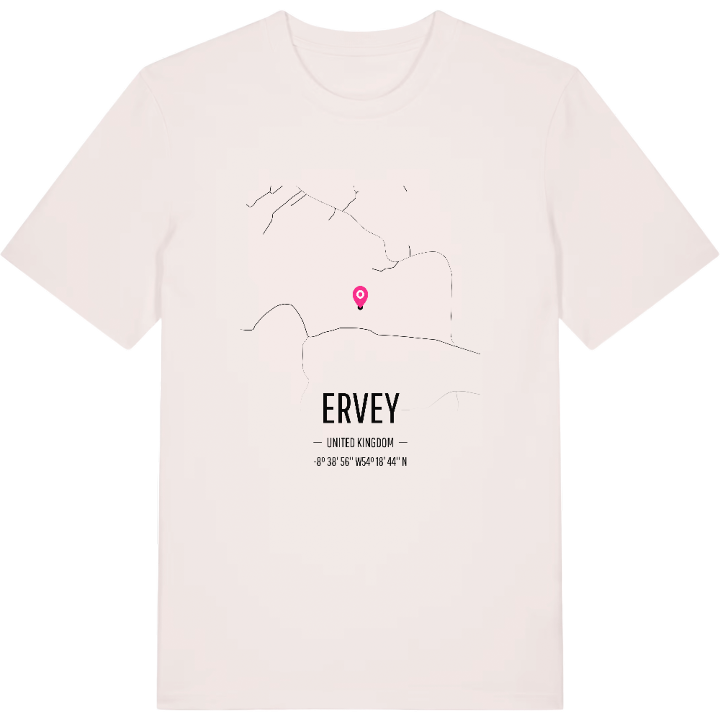 Ervey karta t-shirt – t-shirt från PinShirt