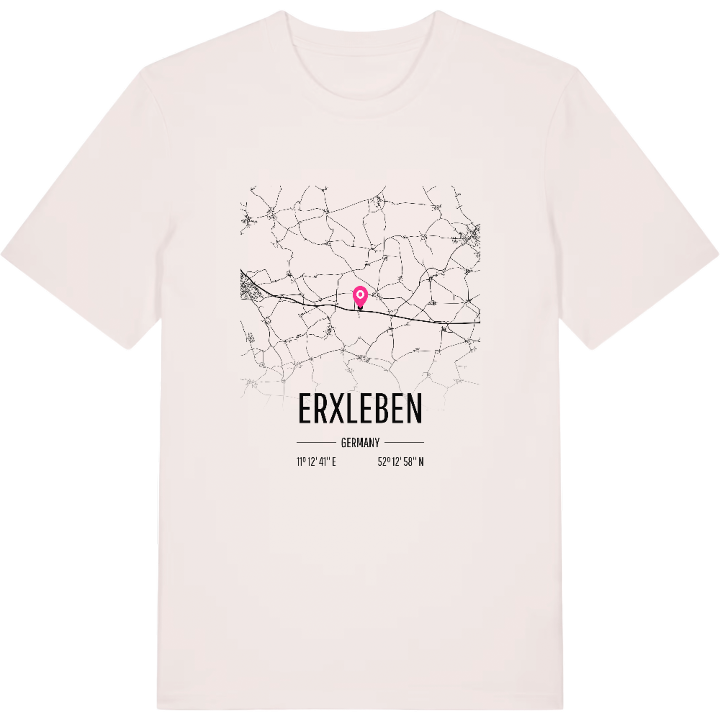 Erxleben karta t-shirt – t-shirt från PinShirt