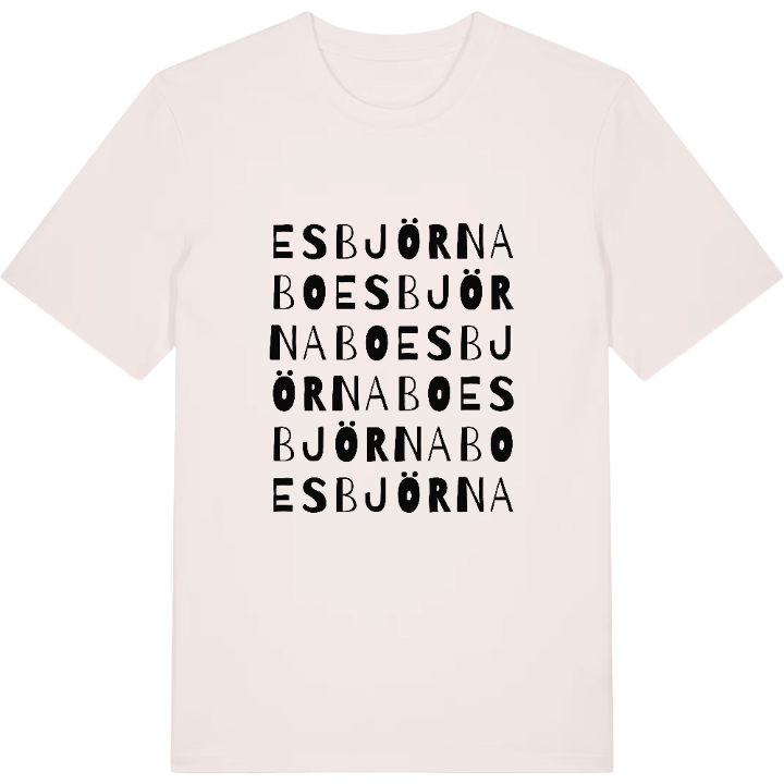 Esbjörnabo ordlek t-shirt – t-shirt från PinShirt