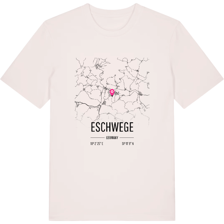 Eschwege karta t-shirt – t-shirt från PinShirt