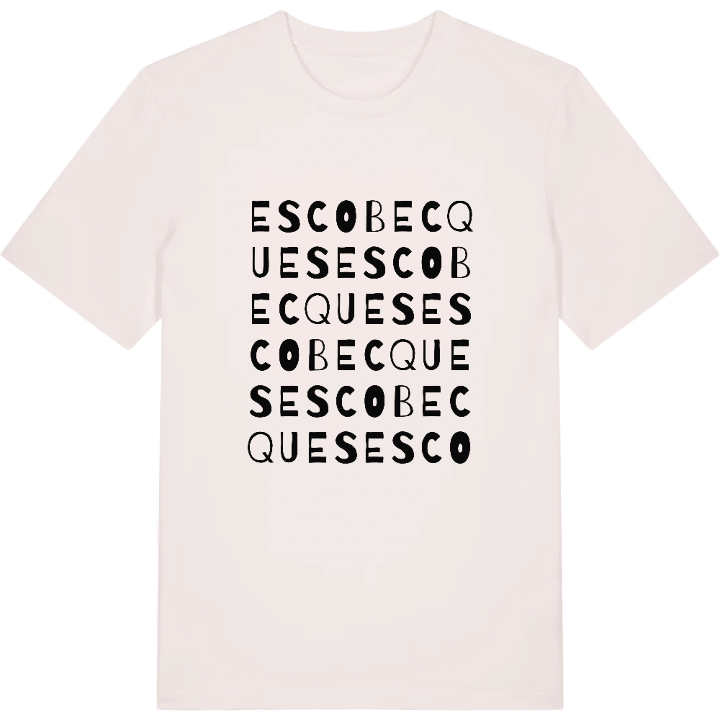 Escobecques ordlek t-shirt – t-shirt från PinShirt