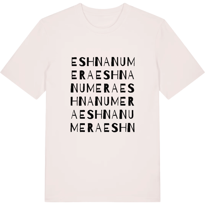 Eshnanumera ordlek t-shirt – t-shirt från PinShirt