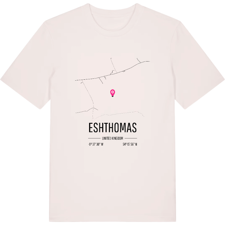 Eshthomas karta t-shirt – t-shirt från PinShirt