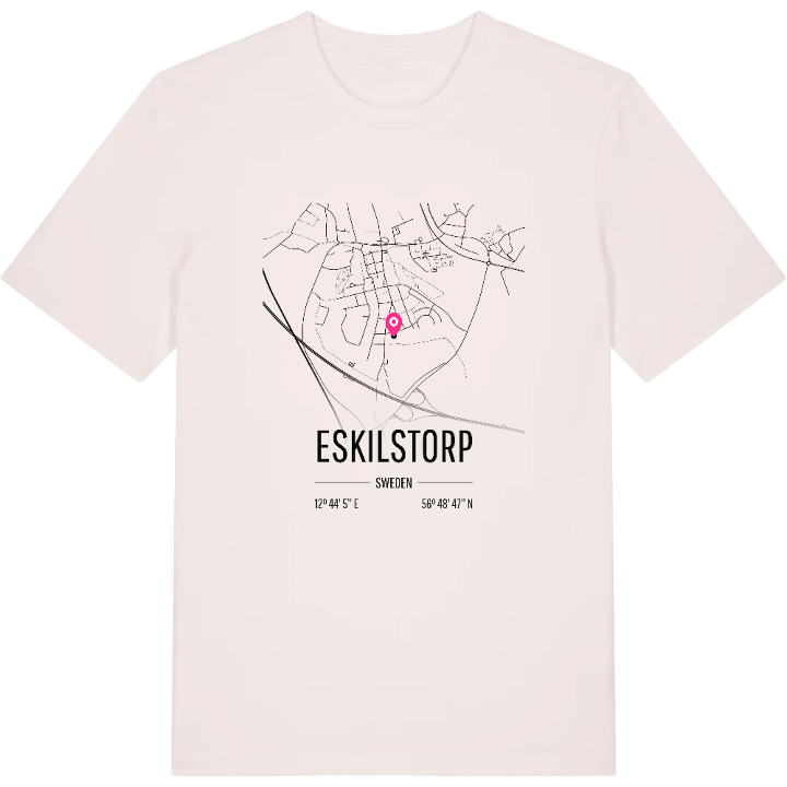 Eskilstorp karta t-shirt – t-shirt från PinShirt