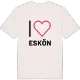 Jag älskar Eskön t-shirt stort tryck