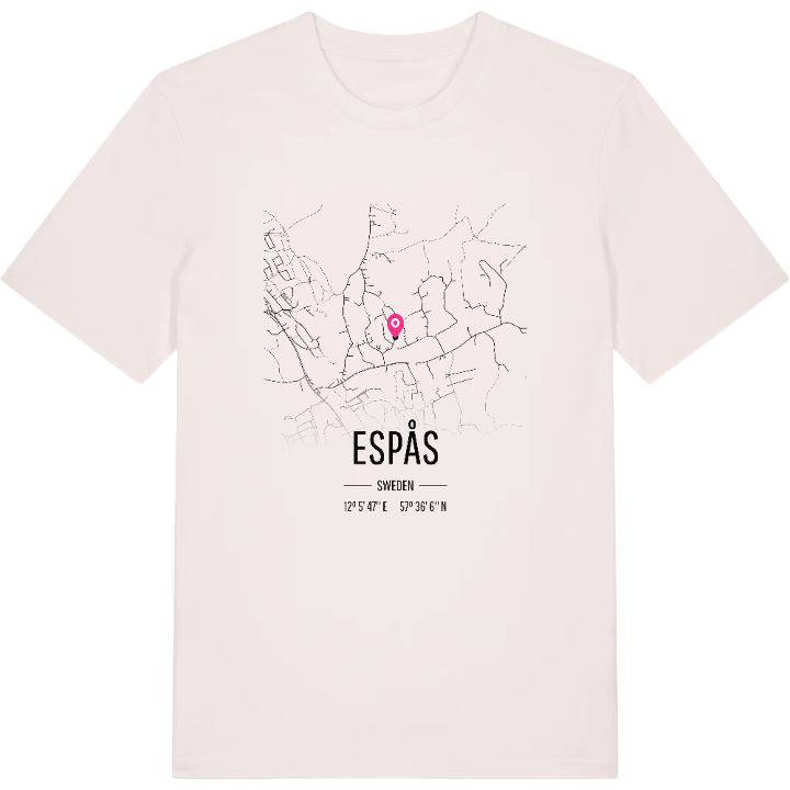 Espås karta t-shirt – t-shirt från PinShirt