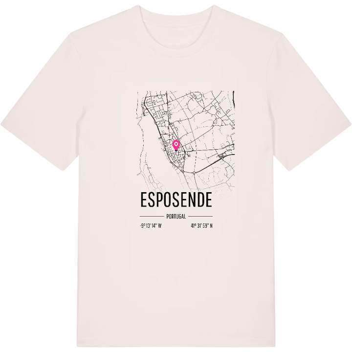 Esposende karta t-shirt – t-shirt från PinShirt
