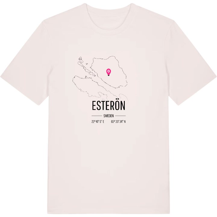 Esterön karta t-shirt – t-shirt från PinShirt