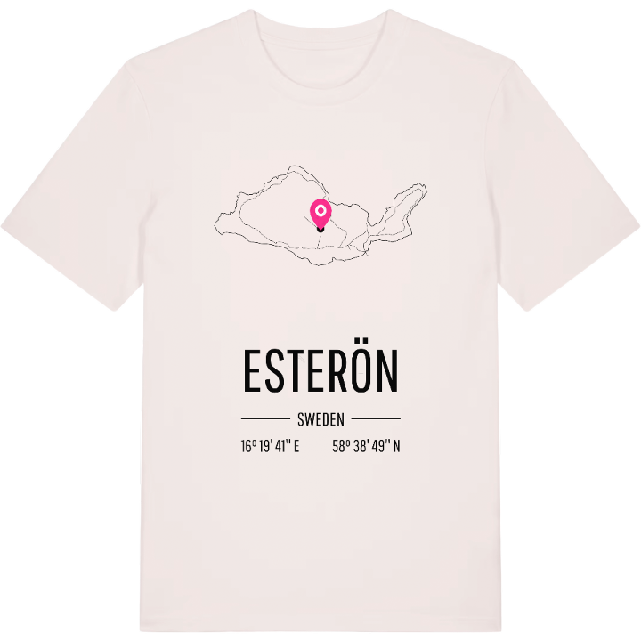 Esterön karta t-shirt – t-shirt från PinShirt