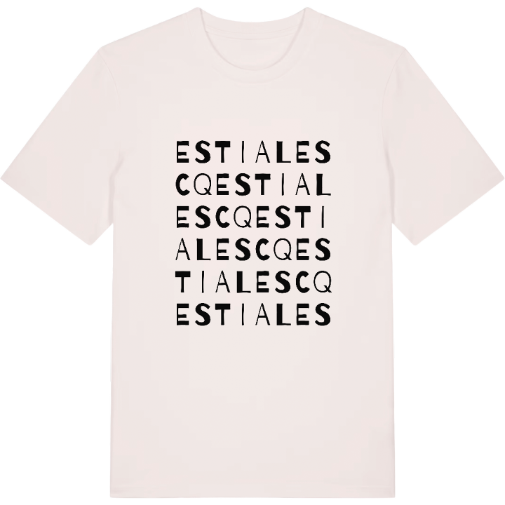 Estialescq ordlek t-shirt – t-shirt från PinShirt