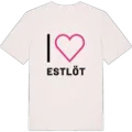 Jag älskar Estlöt t-shirt stort tryck