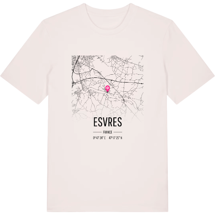 Esvres karta t-shirt – t-shirt från PinShirt
