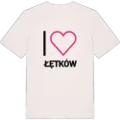 Jag älskar Łętków t-shirt stort tryck