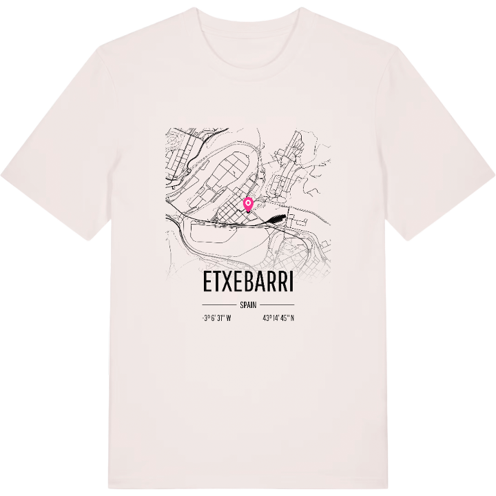 Etxebarri karta t-shirt – t-shirt från PinShirt