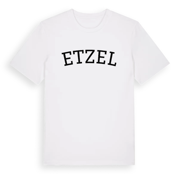 Etzel böjd t-shirt – t-shirt från PinShirt