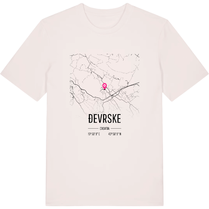 Đevrske karta t-shirt – t-shirt från PinShirt