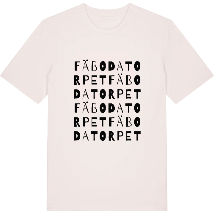 Fäbodatorpet ordlek t-shirt – t-shirt från PinShirt