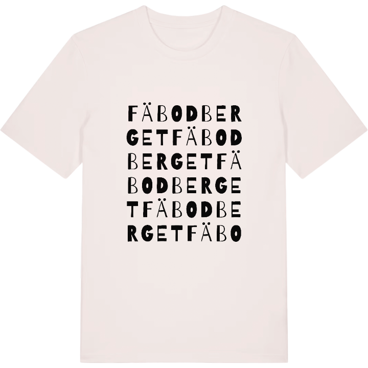 Fäbodberget ordlek t-shirt – t-shirt från PinShirt