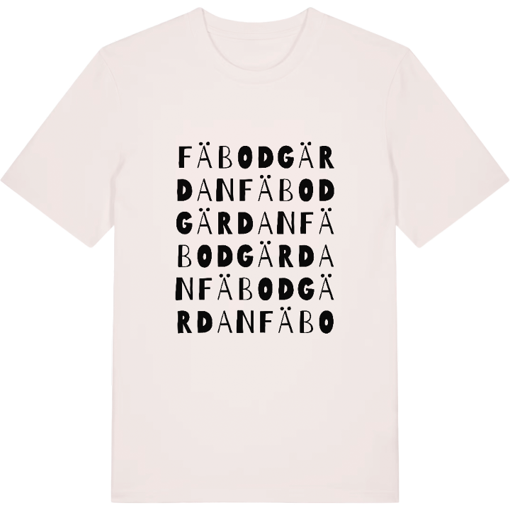 Fäbodgärdan ordlek t-shirt – t-shirt från PinShirt