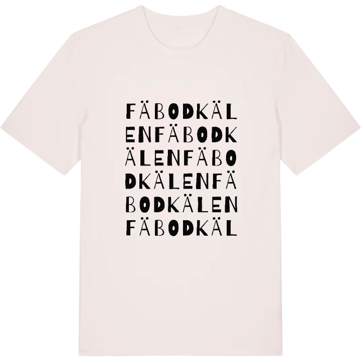 Fäbodkälen ordlek t-shirt – t-shirt från PinShirt