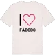 Jag älskar Fäbods t-shirt stort tryck