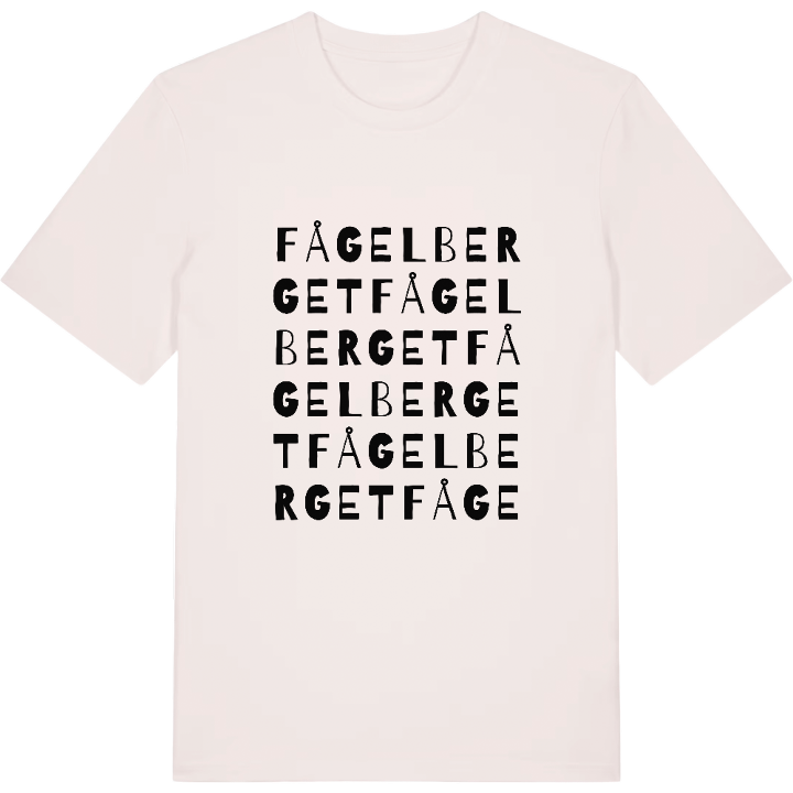 Fågelberget ordlek t-shirt – t-shirt från PinShirt