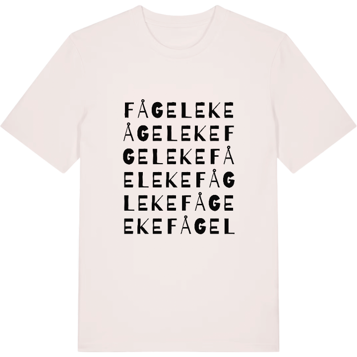 Fågeleke ordlek t-shirt – t-shirt från PinShirt
