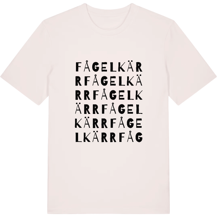 Fågelkärr ordlek t-shirt – t-shirt från PinShirt