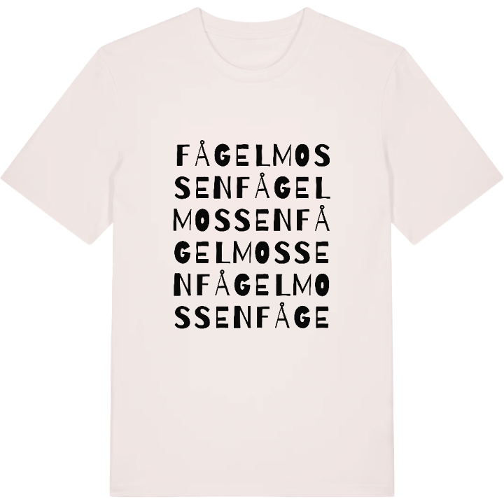 Fågelmossen ordlek t-shirt – t-shirt från PinShirt