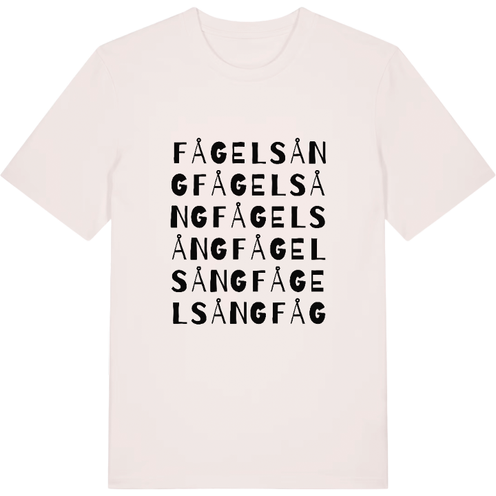 Fågelsång ordlek t-shirt – t-shirt från PinShirt