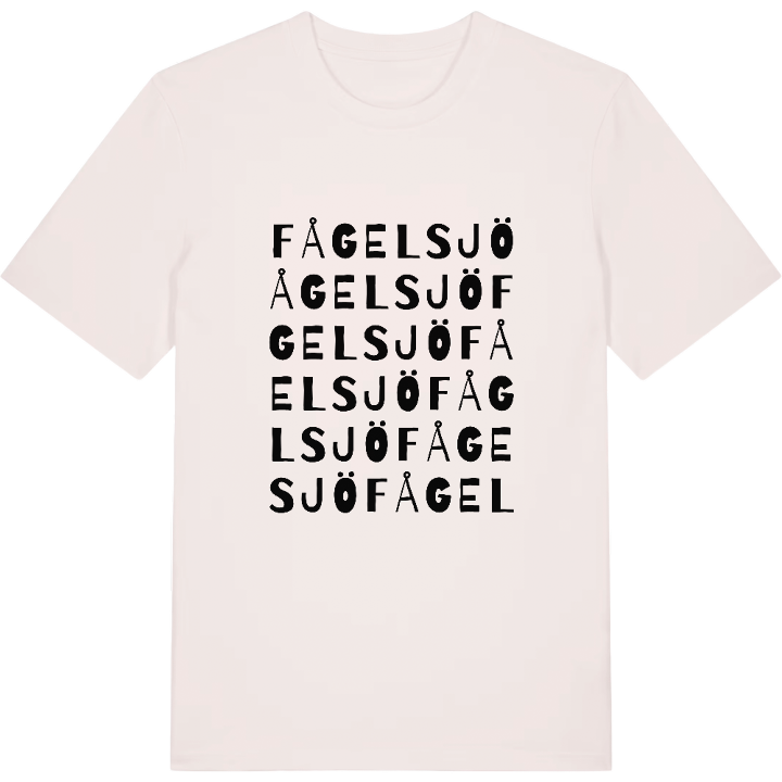 Fågelsjö ordlek t-shirt – t-shirt från PinShirt