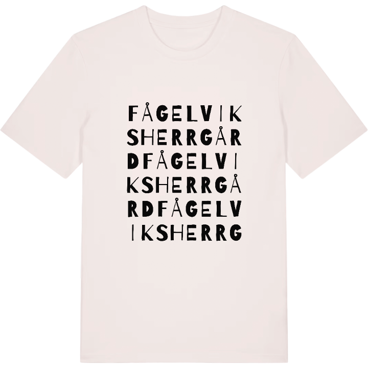 Fågelviks herrgård ordlek t-shirt – t-shirt från PinShirt