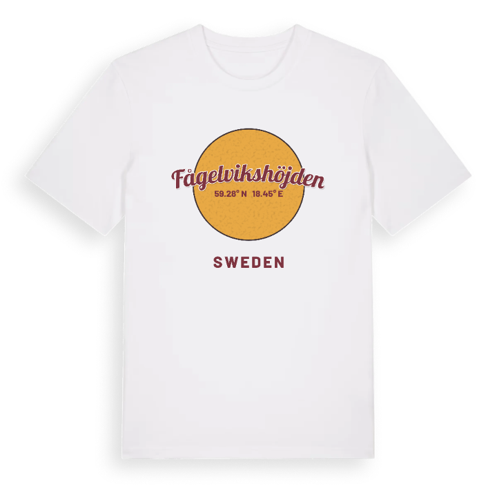 Fågelvikshöjden cirkel t-shirt – t-shirt från PinShirt