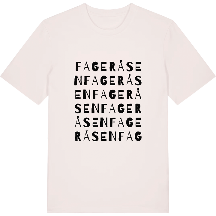 Fageråsen ordlek t-shirt – t-shirt från PinShirt