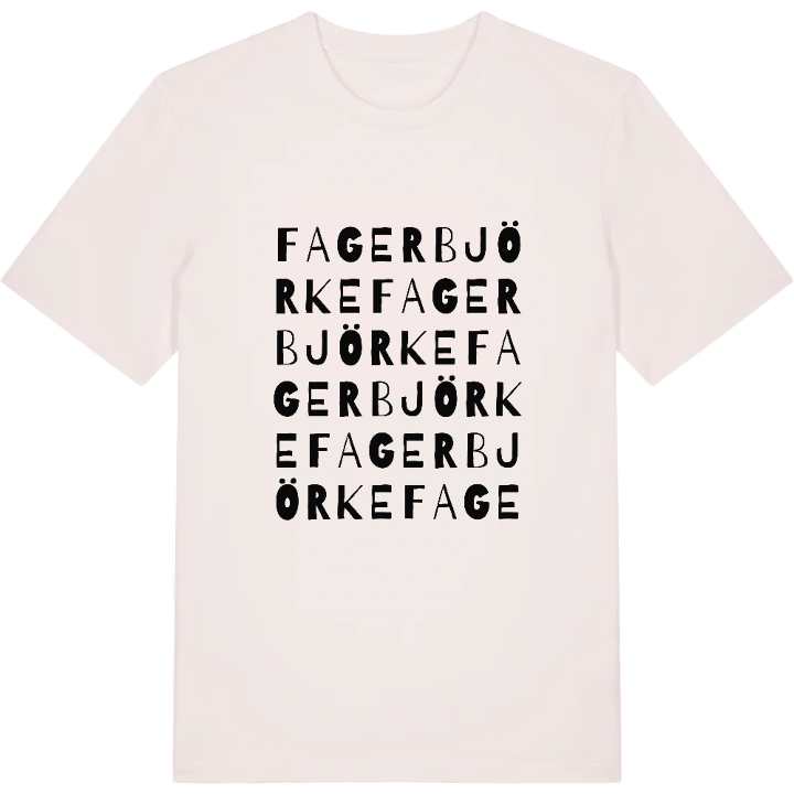 Fagerbjörke ordlek t-shirt – t-shirt från PinShirt