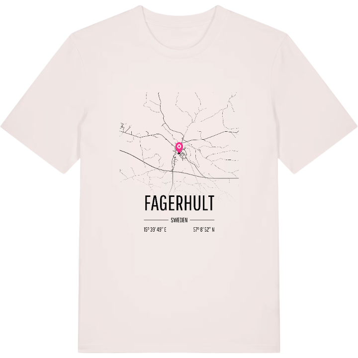 Fagerhult karta t-shirt – t-shirt från PinShirt